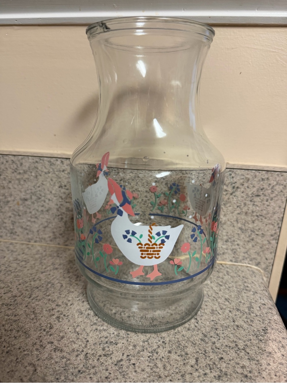 Vintage 1980’s Anchor Hocking Goose Juice Carafe